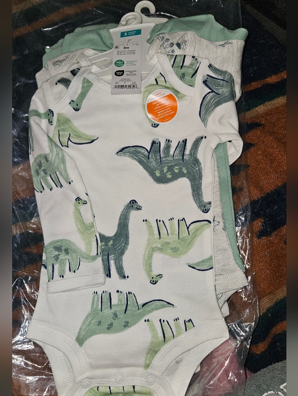 Green Dinosaur Baby~ Bundle of 3